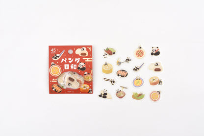 BGM Flake Stickers - Foil Stamping - Panda Weather