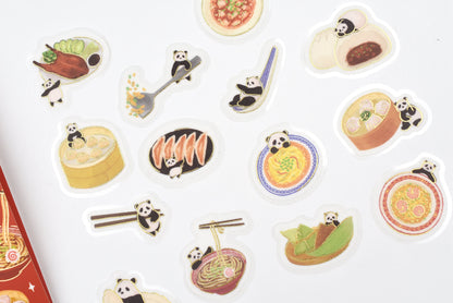 BGM Flake Stickers - Foil Stamping - Panda Weather