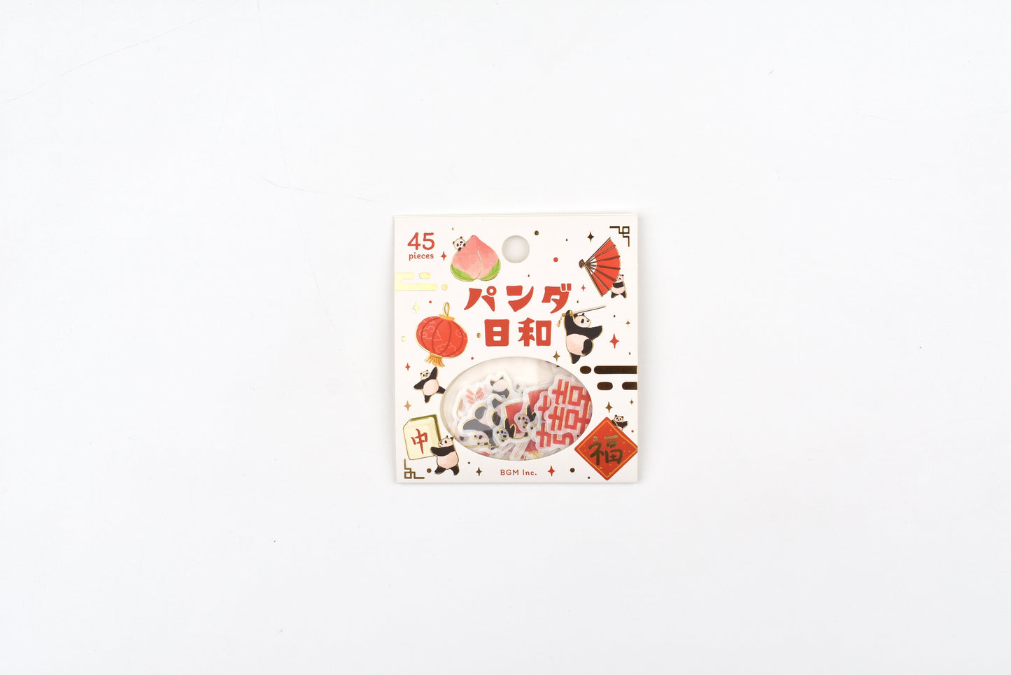 BGM Flake Stickers - Foil Stamping - Panda Weather