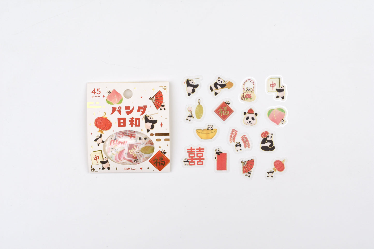BGM Flake Stickers - Foil Stamping - Panda Weather