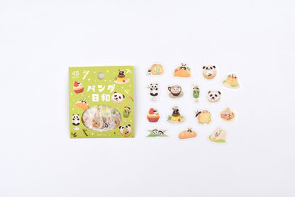 BGM Flake Stickers - Foil Stamping - Panda Weather