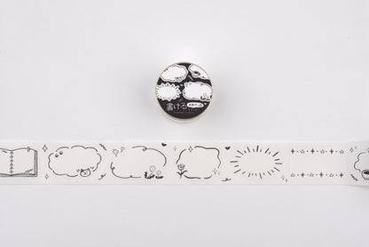 BGM Roll Sticker - Writable - Sketch