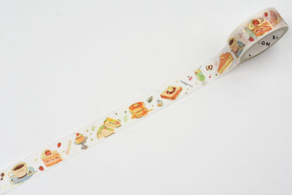 BGM Washi Tape - Foil Stamping - IPPAI - Full of Retro Cafés