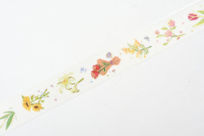 BGM Washi Tape - Foil Stamping - IPPAI - Full of Bouquets
