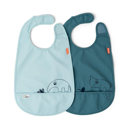 Done by Deer Velcro Bib 2 Pack