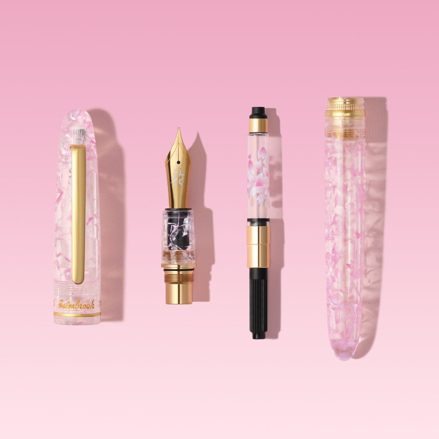 Esterbrook x BUNGUBOX Estie Fountain Pen - Kachofugetsu - Flower - Limited Edition