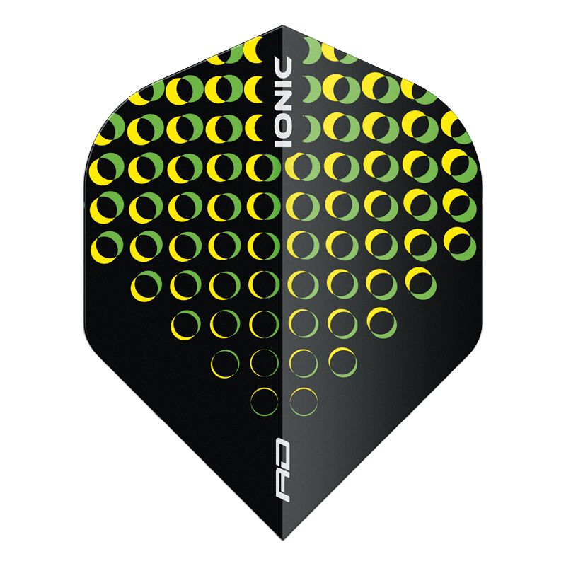 RED DRAGON - Hardcore Iconic Yellow Circles Dart Flights