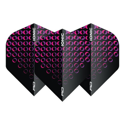 RED DRAGON - Hardcore Iconic Pink Circles Dart Flights