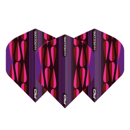 RED DRAGON - Hardcore Radical Raindrop Flights - Pink