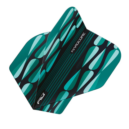 RED DRAGON - Hardcore Radical Raindrop Flights - Turquoise