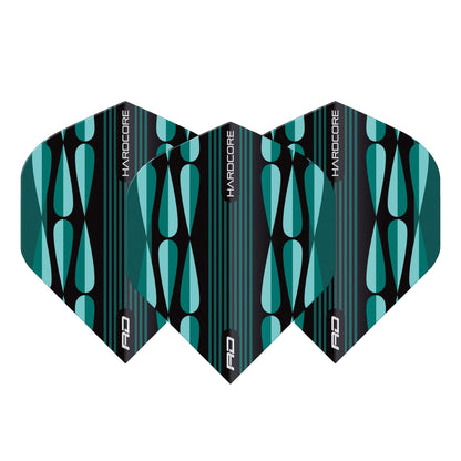 RED DRAGON - Hardcore Radical Raindrop Flights - Turquoise
