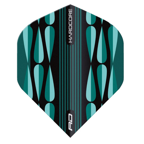 RED DRAGON - Hardcore Radical Raindrop Flights - Turquoise