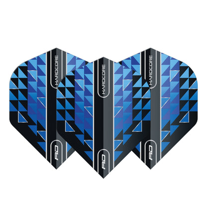 RED DRAGON - Delta Hardcore Premium Dart Flights - Standard Shape