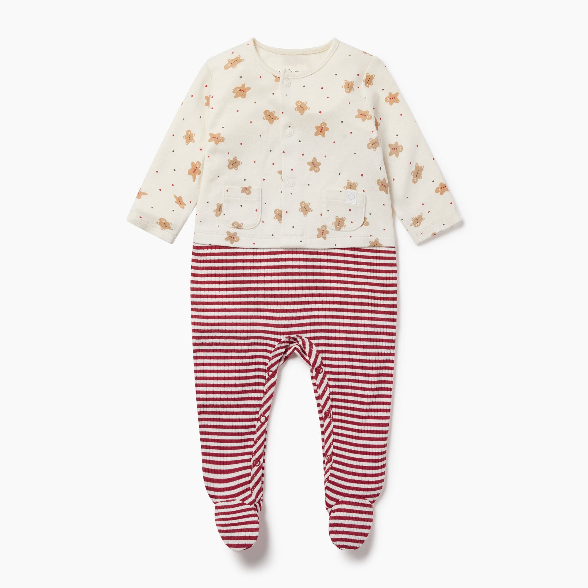 Festive Sleep & Play Jumpsuit