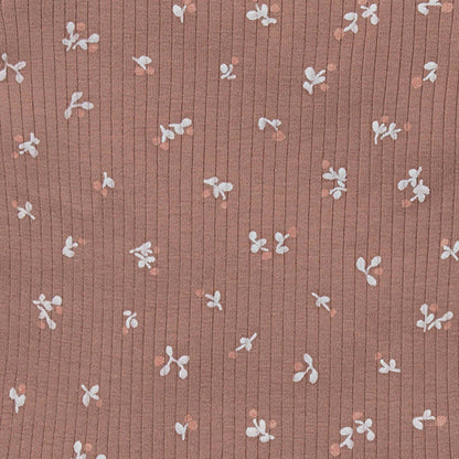 Floral Ribbed Tutu Bodysuit, Headband & Tights Outfit