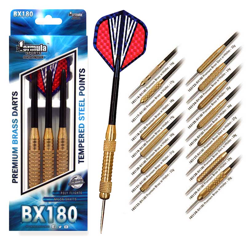 Formula BX180 Premium Brass Darts 22g