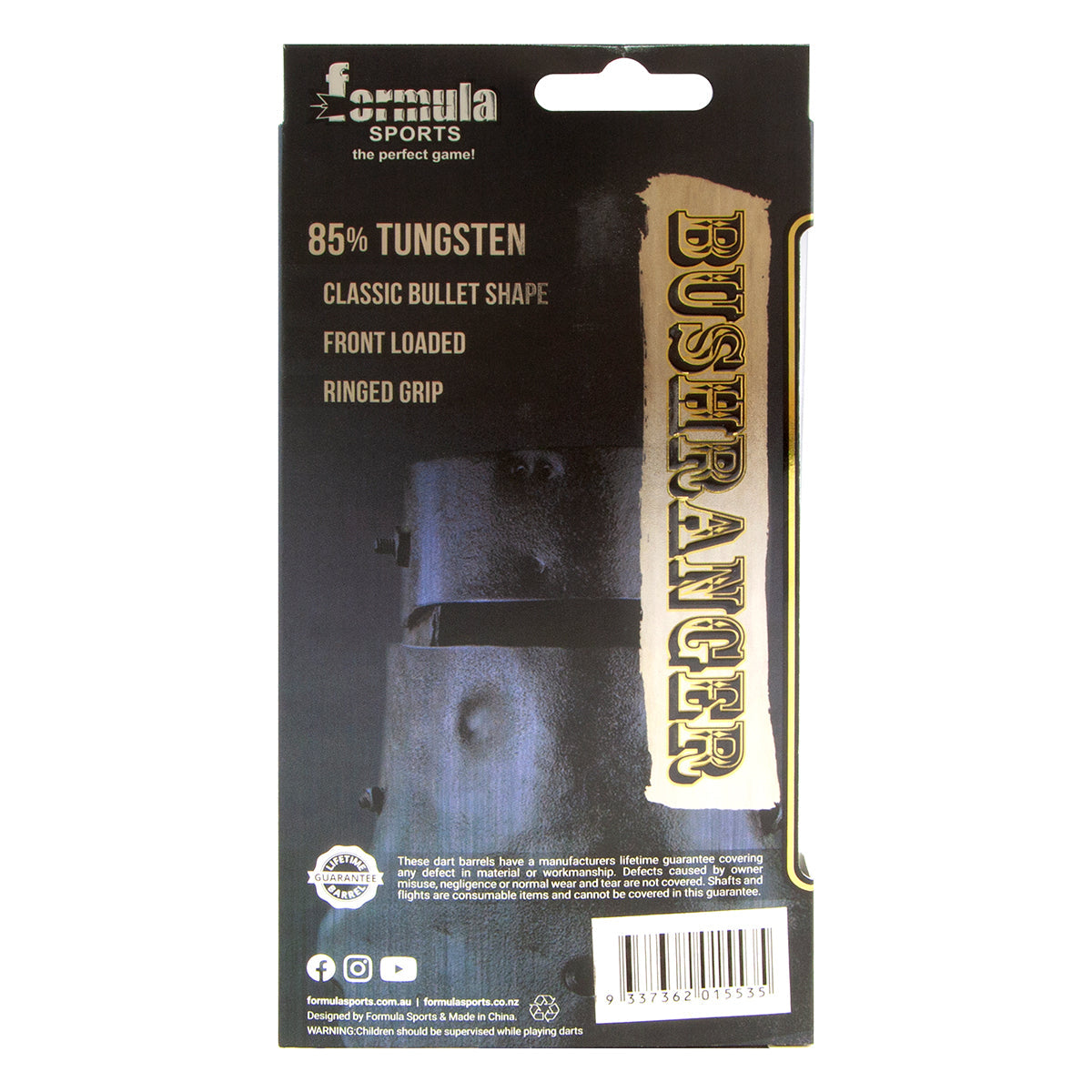 FORMULA Bushranger Bomb Darts - 85% Tungsten - 25g