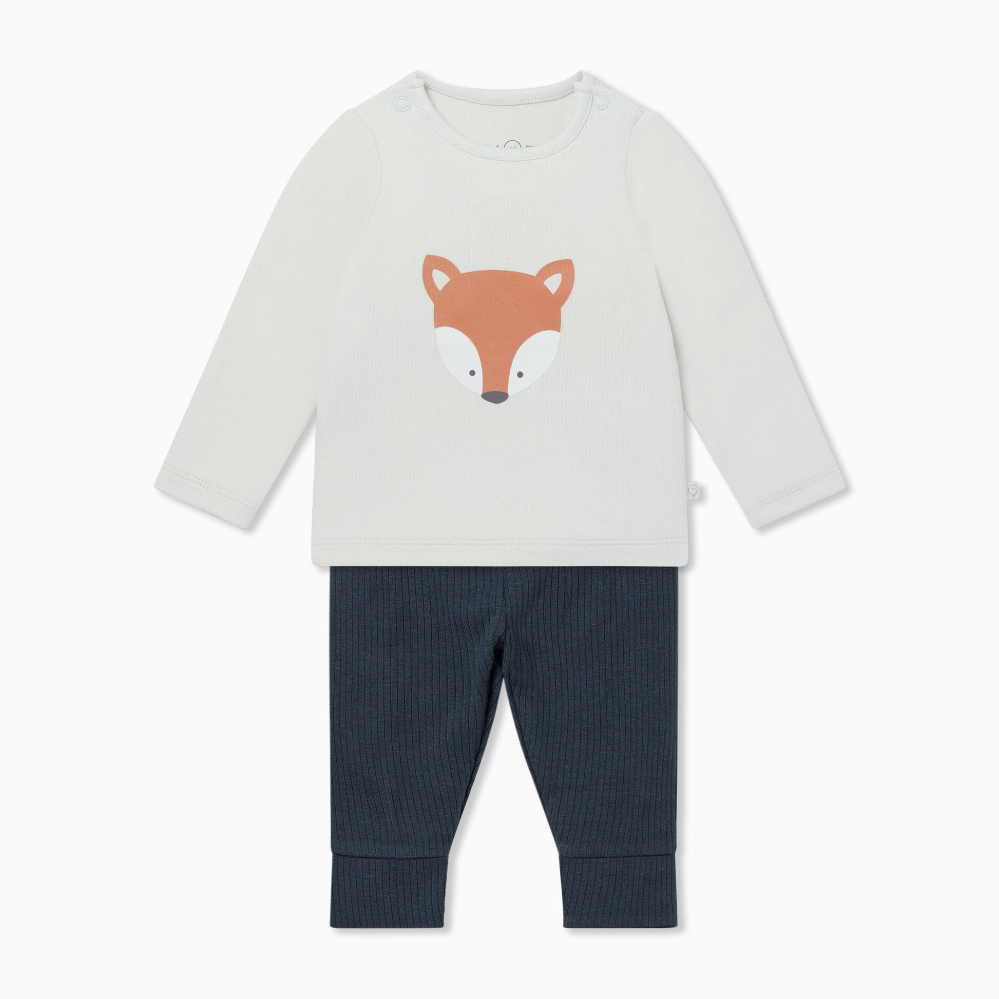 Fox Long Sleeve T-Shirt & Ribbed Leggings Outfit