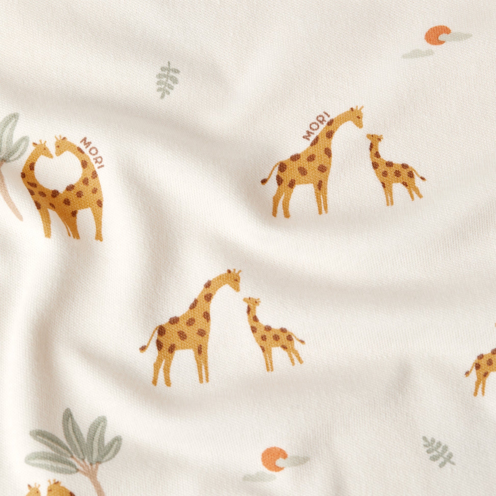 Giraffe Print Clever Zip Sleepsuit