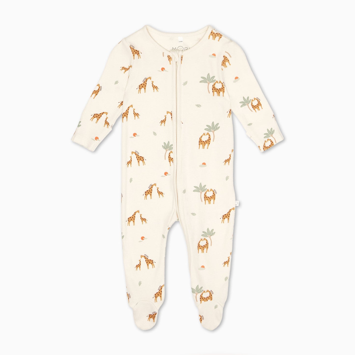 Giraffe Print Clever Zip Sleepsuit