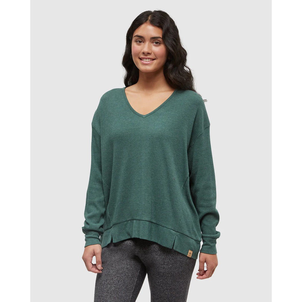 TENTREE - MEYER LONGSLEEVE | Forest Pine Heather