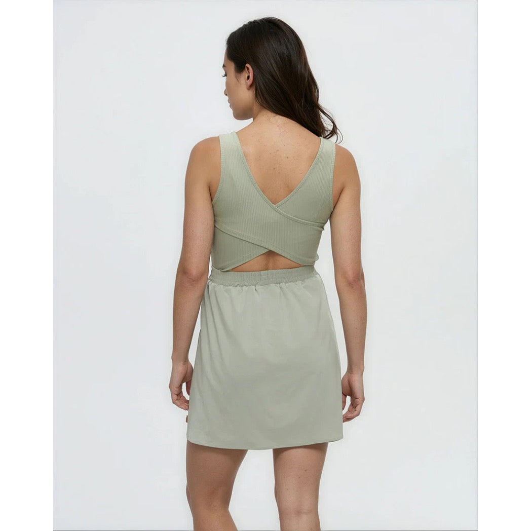 TENTREE - ASHBY DRESS | Light Moss