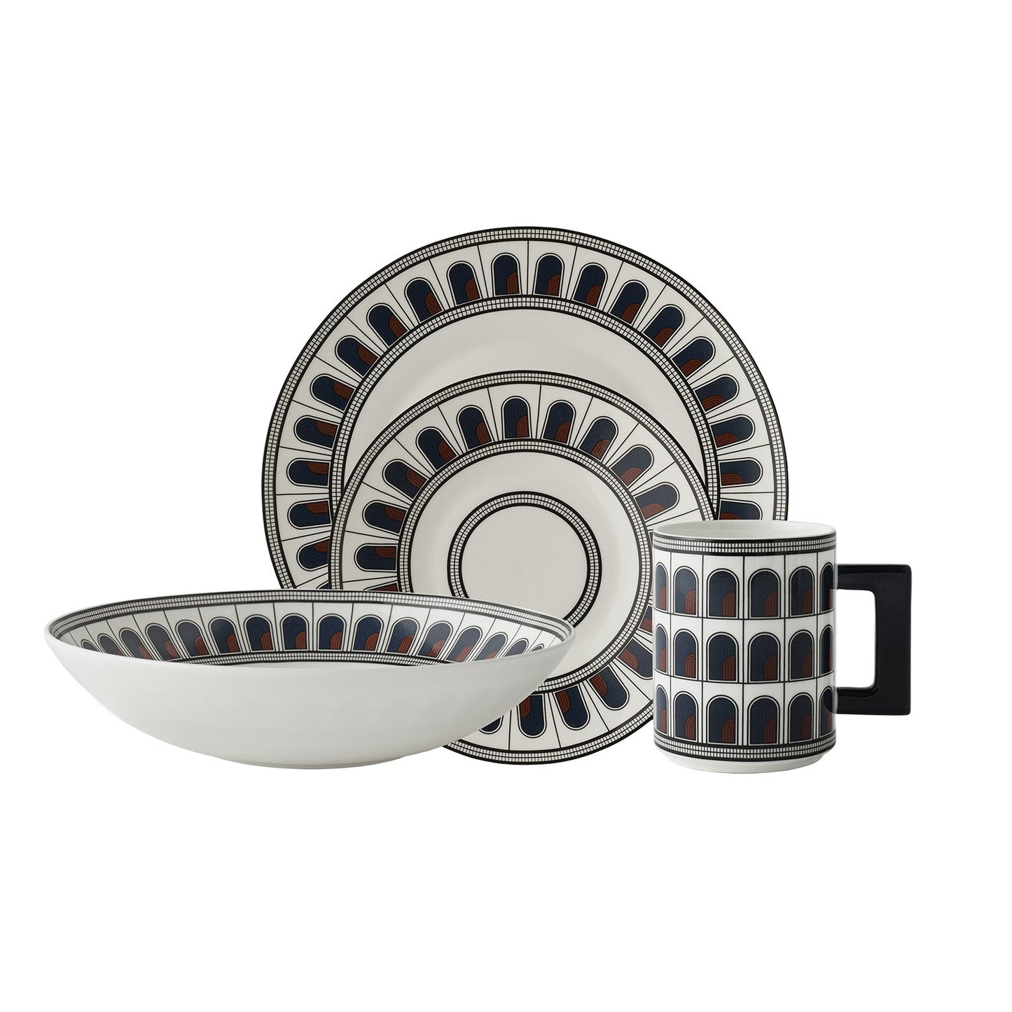 greg natale | palazzo dinner plate | navy ~ DC