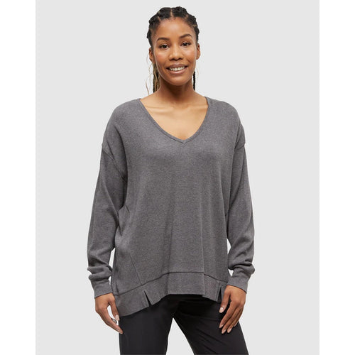 TENTREE - MEYER LONGSLEEVE | Dark Grey Heather