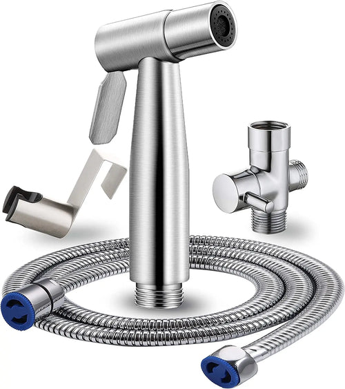 304 Stainless Steel Handheld Bidet Sprayer Toilet Kitchen Shower Set for Bathroom Cloth Diaper Sprayer