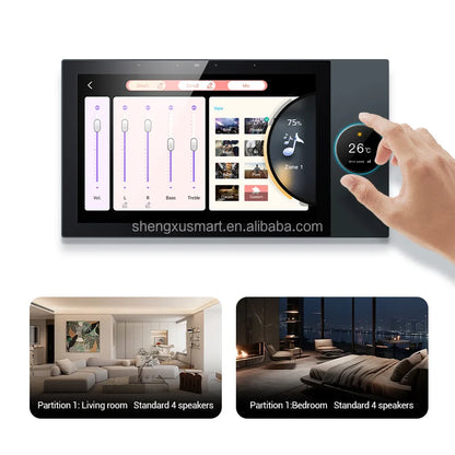 Android 11 Tuya Multifunctional Control Panel for Smart Home with WiFi Music Background & Zigbee Gateway Features