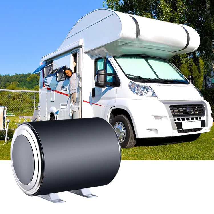 Camper Van Water Tank Dc Rv Storage Water Heater 10L 12V  200W Hot Electric Water Heater for Caravan Shower
