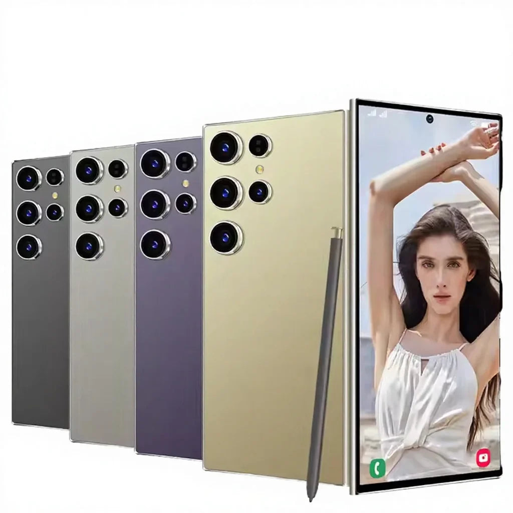 7.7 Inch 22GB+2TB S25 ultra Smart Phones High Quality 5G Big Screen Android 15 Cell Phone S25 ULTRA Mobile Phones
