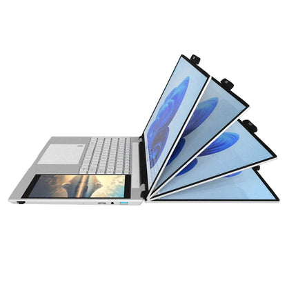 2026 Brand New 15.6Inch 7inch Double Monitor Intel N95 N95 RGB Backlit Keyboard Dual Screen Touch Game Office Business Laptops