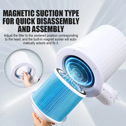 AT-NDC-025 Pro Strong Profession Manicure Vacuum Cleaner Personal Nail Technician Dust Collector