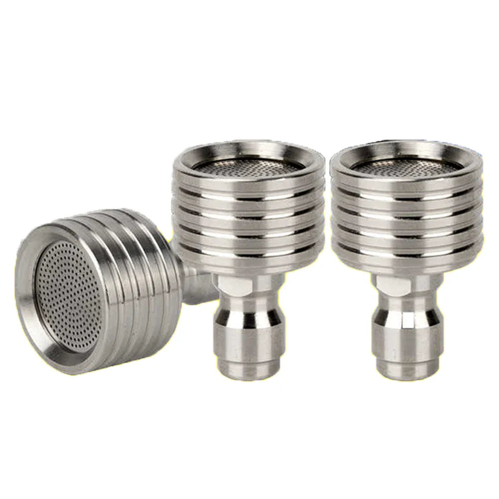 1/4  Quick Plug Stainless Steel Car Washing Fitting Nozzle High Pressure Spray Shower Nozzle  for Flower Garden Watering