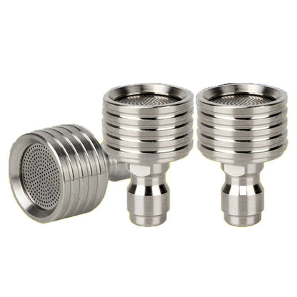 1/4  Quick Plug Stainless Steel Car Washing Fitting Nozzle High Pressure Spray Shower Nozzle  for Flower Garden Watering