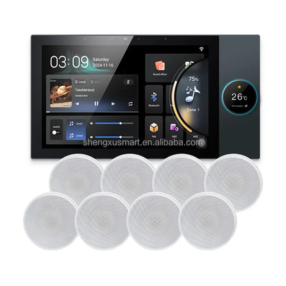 Android 11 Tuya Multifunctional Control Panel for Smart Home with WiFi Music Background & Zigbee Gateway Features