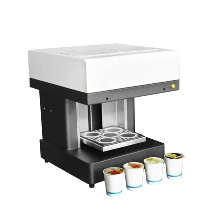 Colorsun Inkjet Latte Art Machine the Coffee Printer Printing on Chocolate Coffee