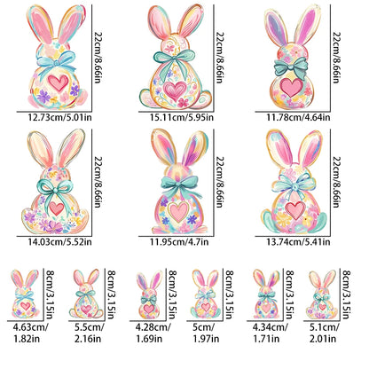 Cross-border New Easter Bunny Iron-On Transfer Clothing Logo Print Pattern Offset Printing Heat Transfer Sticker