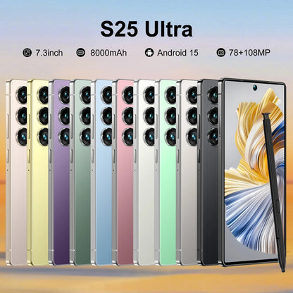 22GB+2TB Large Memory S25 ULTRA Unlocked Android Smartphone Hot Selling 7.3 Inch Dual Sim 5G S25 Ultra Mobile Phones