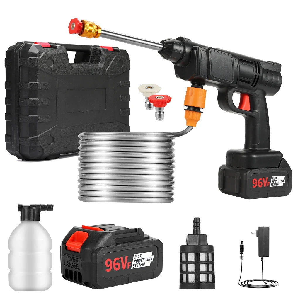 Convenient Versatile 21V Car Washer High-Pressure Multi-Functional Water Gun Made Metal Plastic Steel Stainless PP for Car Wash