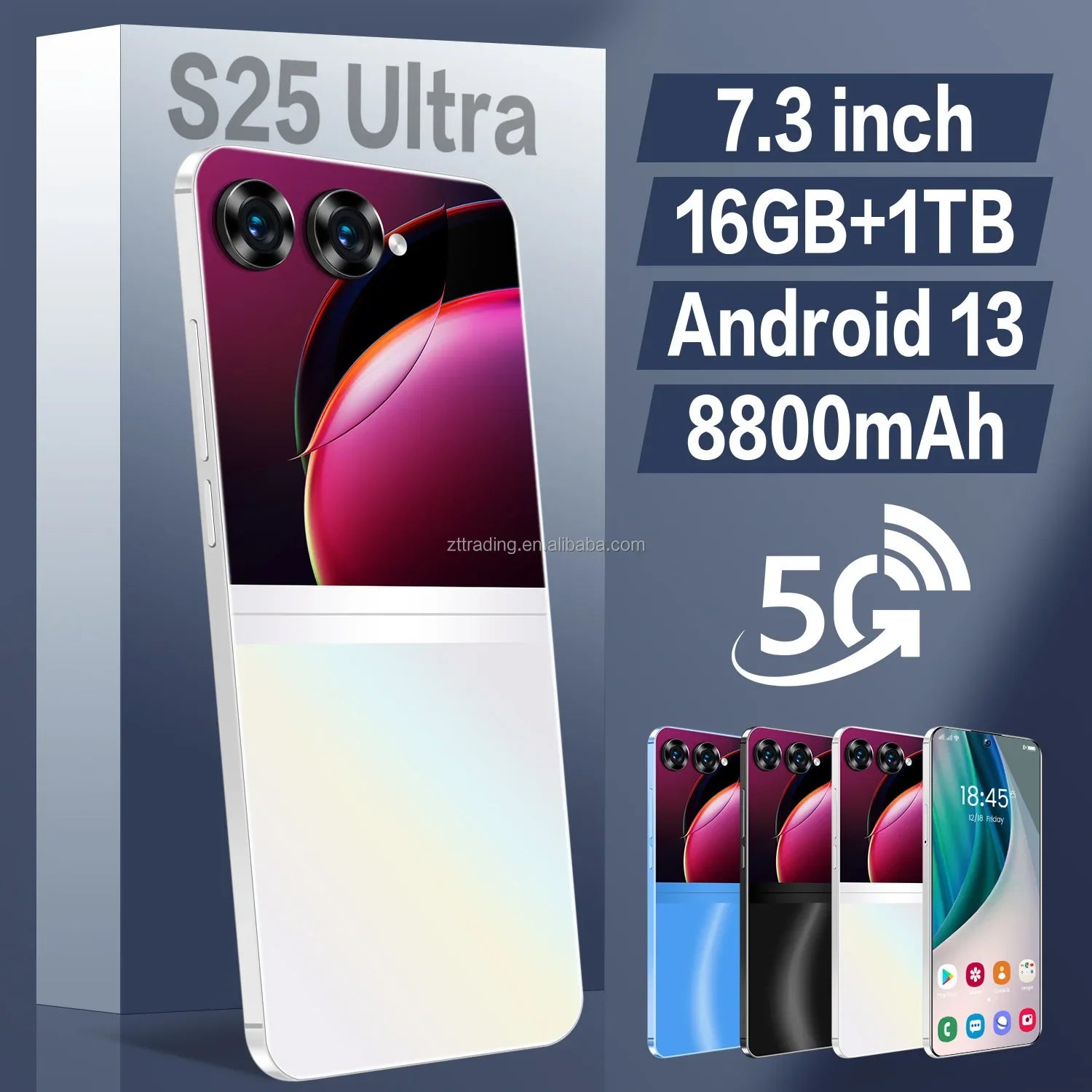 Custom Original 5G Smartphone Big Screen 12gb + 512TB S25 ultra Cell Phones Smartphones Android13.0 Android Phone