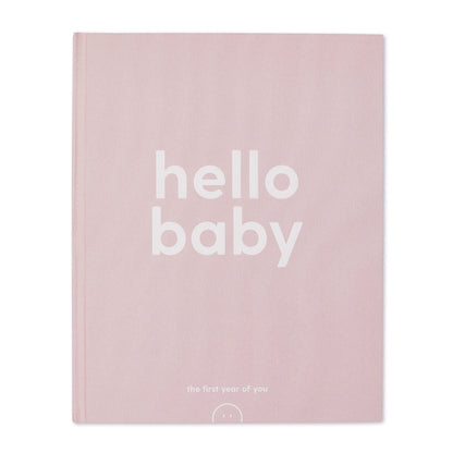 Hello Baby Book - Blush