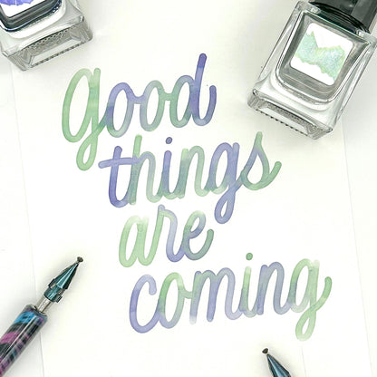 A Space Walk - Monoline Lettering Workshop with Bechori (Reservations Begin July 1 - 12pm ET)