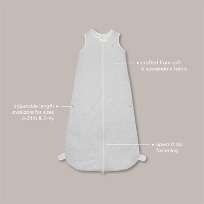 Front Opening Sleeping Bag 2.5 TOG - Grey