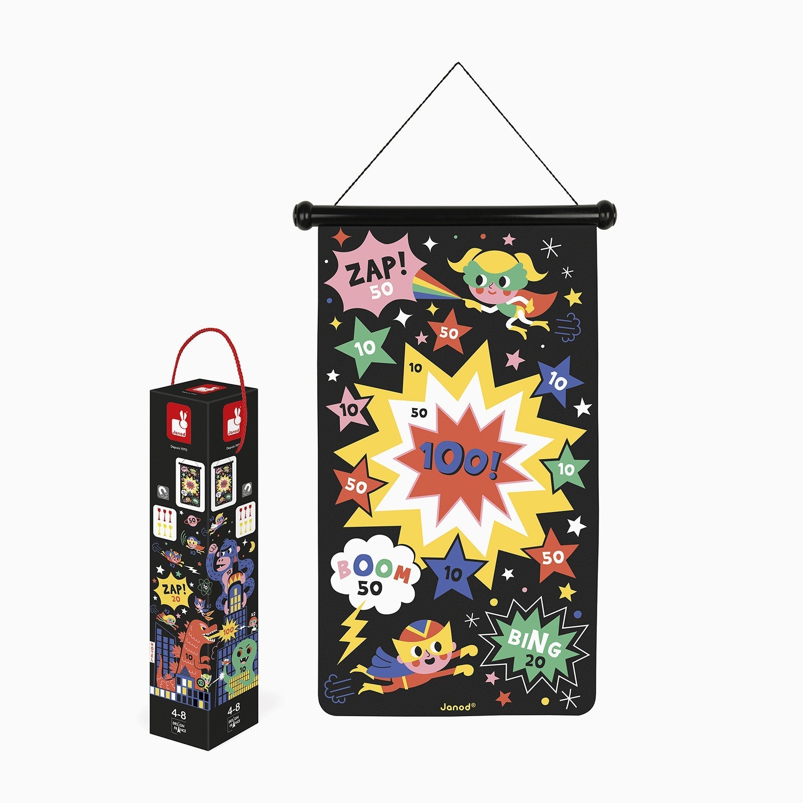 Janod Magnetic Dart Game Superhero