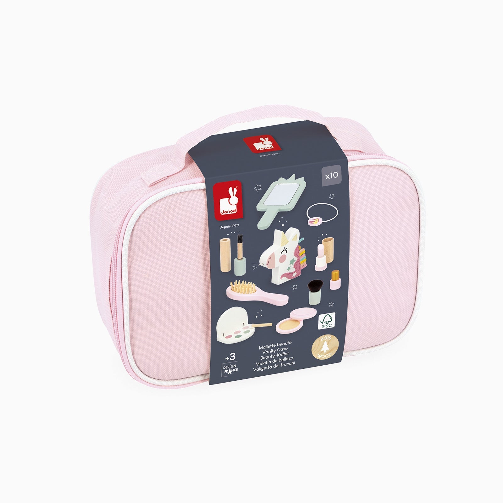Janod Unicorn Vanity Suitcase