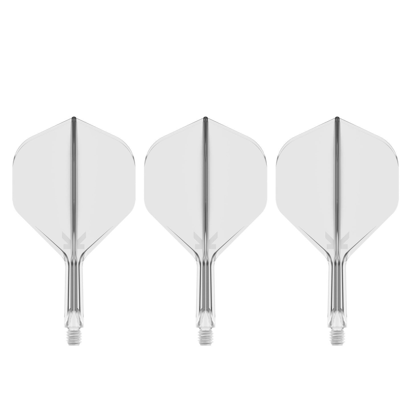 TARGET - K-FLEX All-In-One Moulded Flights NO2 Size - CLEAR