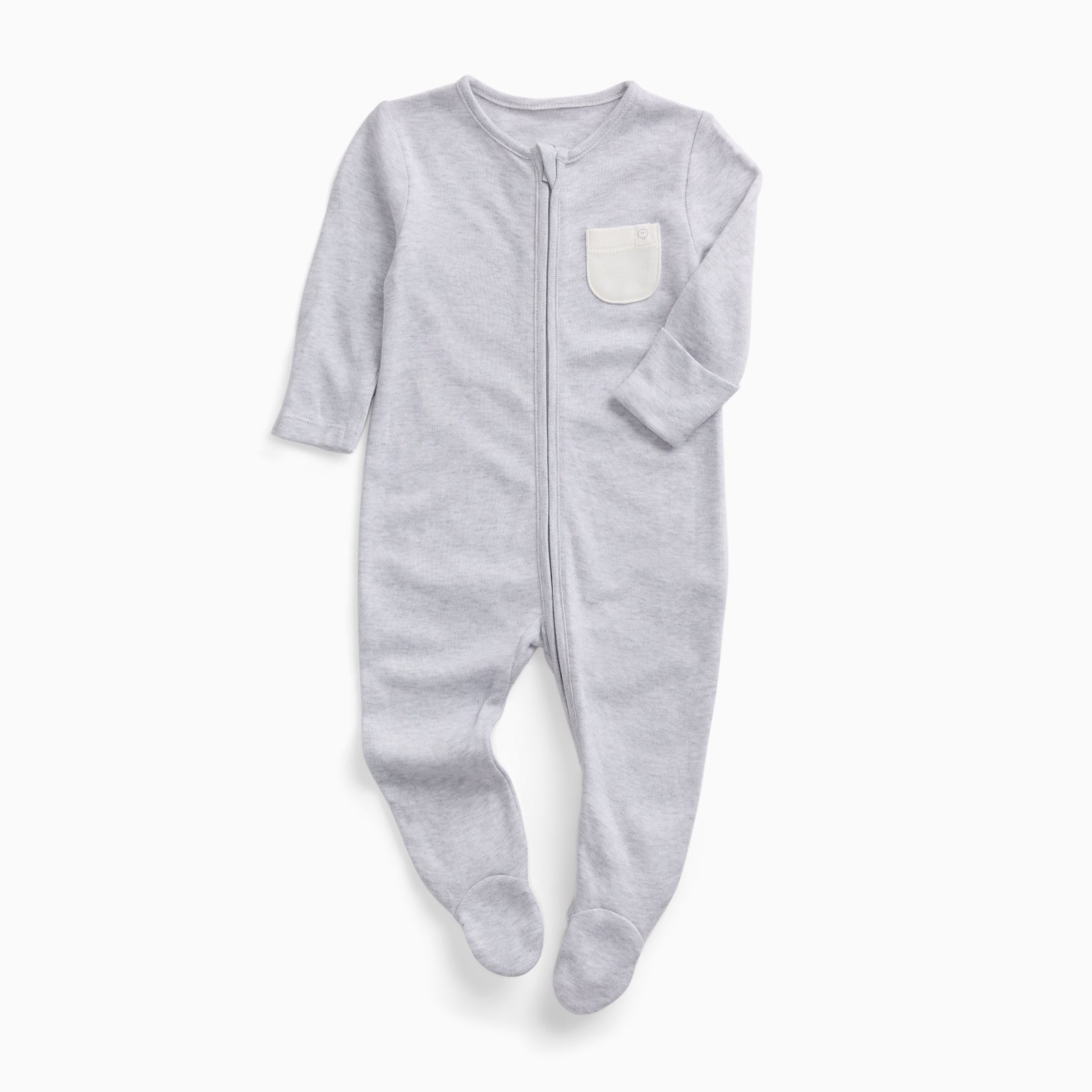 Clever Zip Sleepsuit - Grey