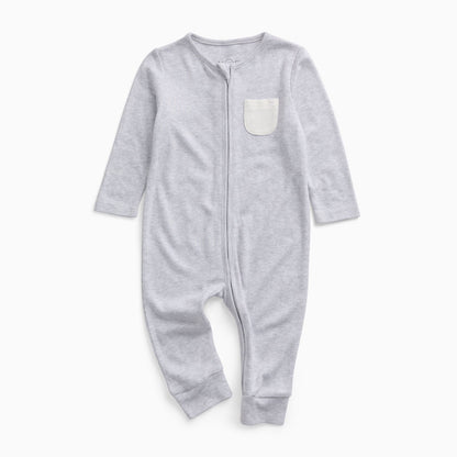 Clever Zip Sleepsuit - Grey